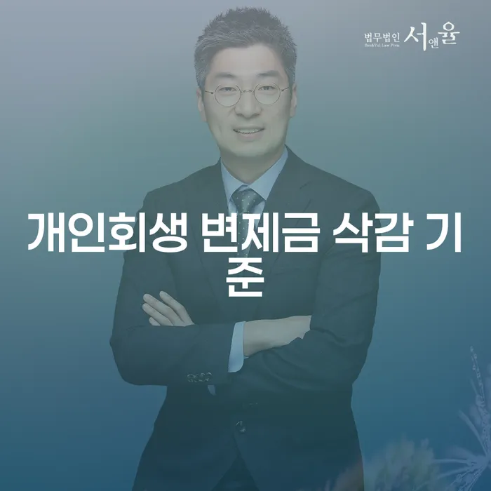 개인회생 변제금 삭감 기준, 어떻게 이해해야 할까요?